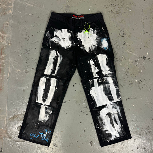 BLACK PAINT DICKIES - 32X30